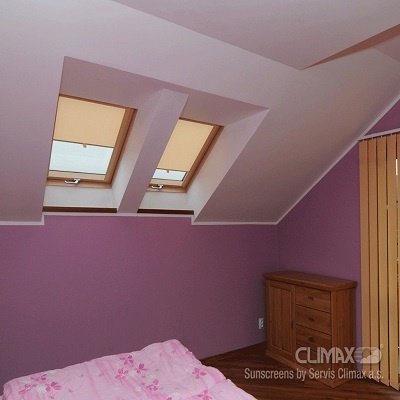 Látkové rolety do střešních oken