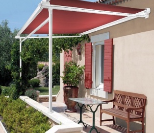 Pergola s posuvnou látkou